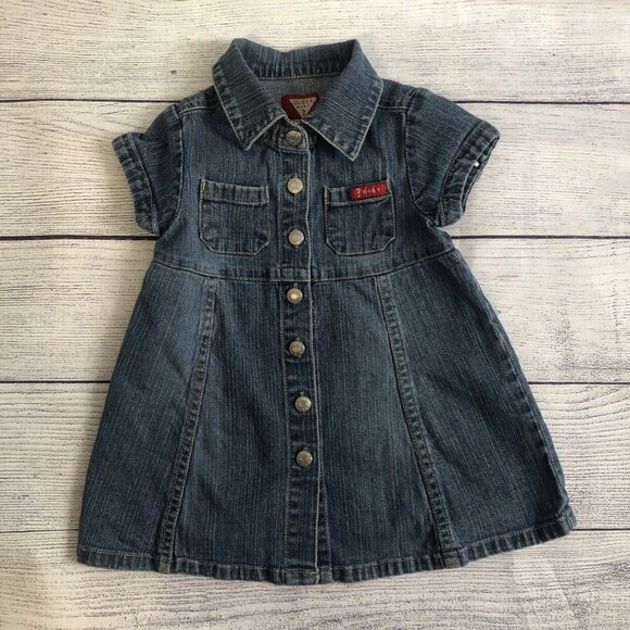 Guess Baby 12M Jean Dress - Picture 1 of 4